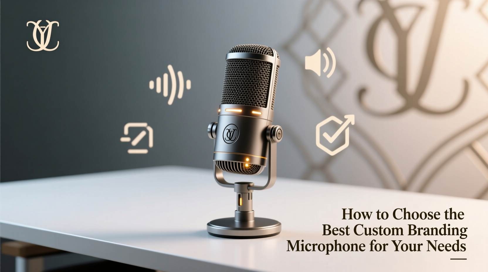 custom branding microphone