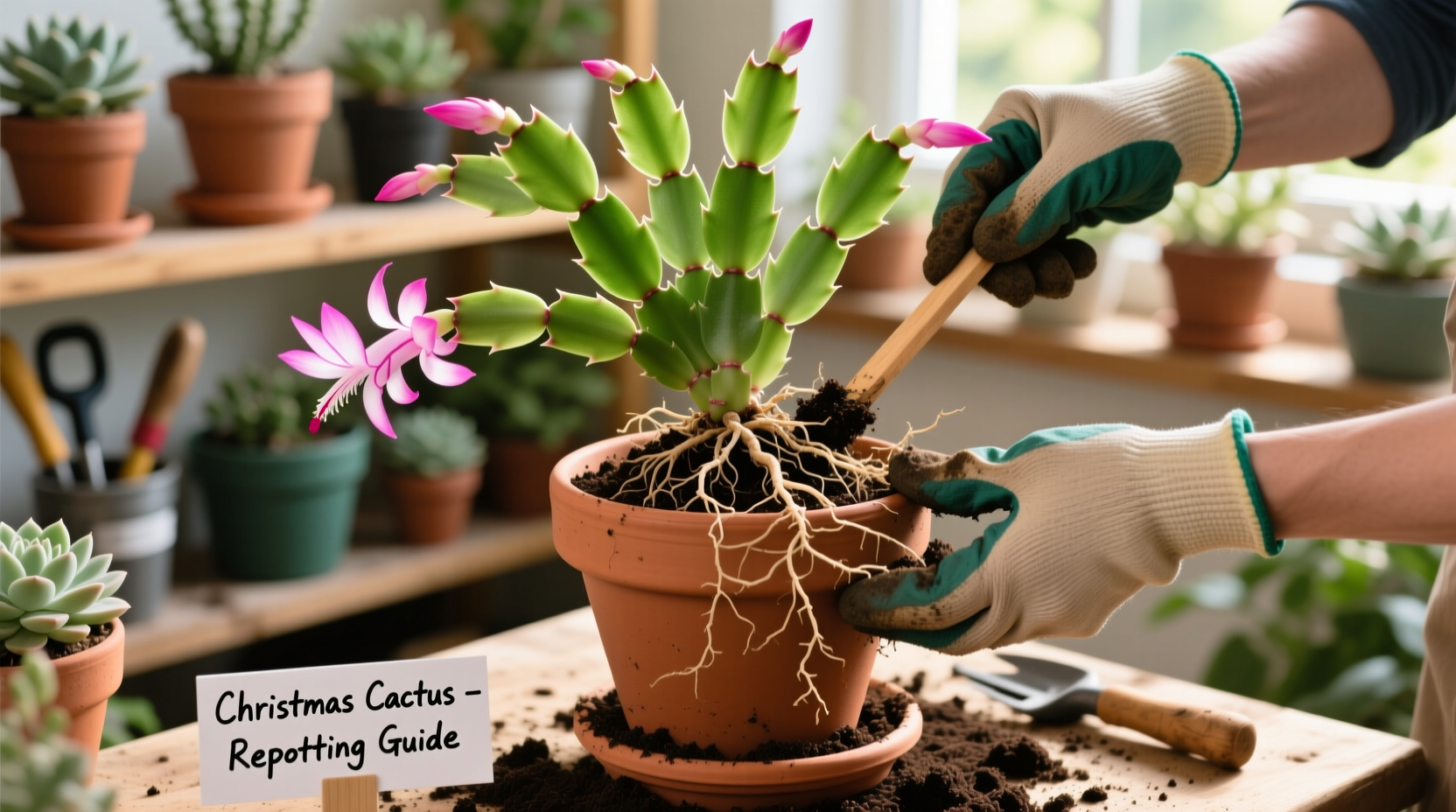 How to Repot a Christmas Cactus Properly