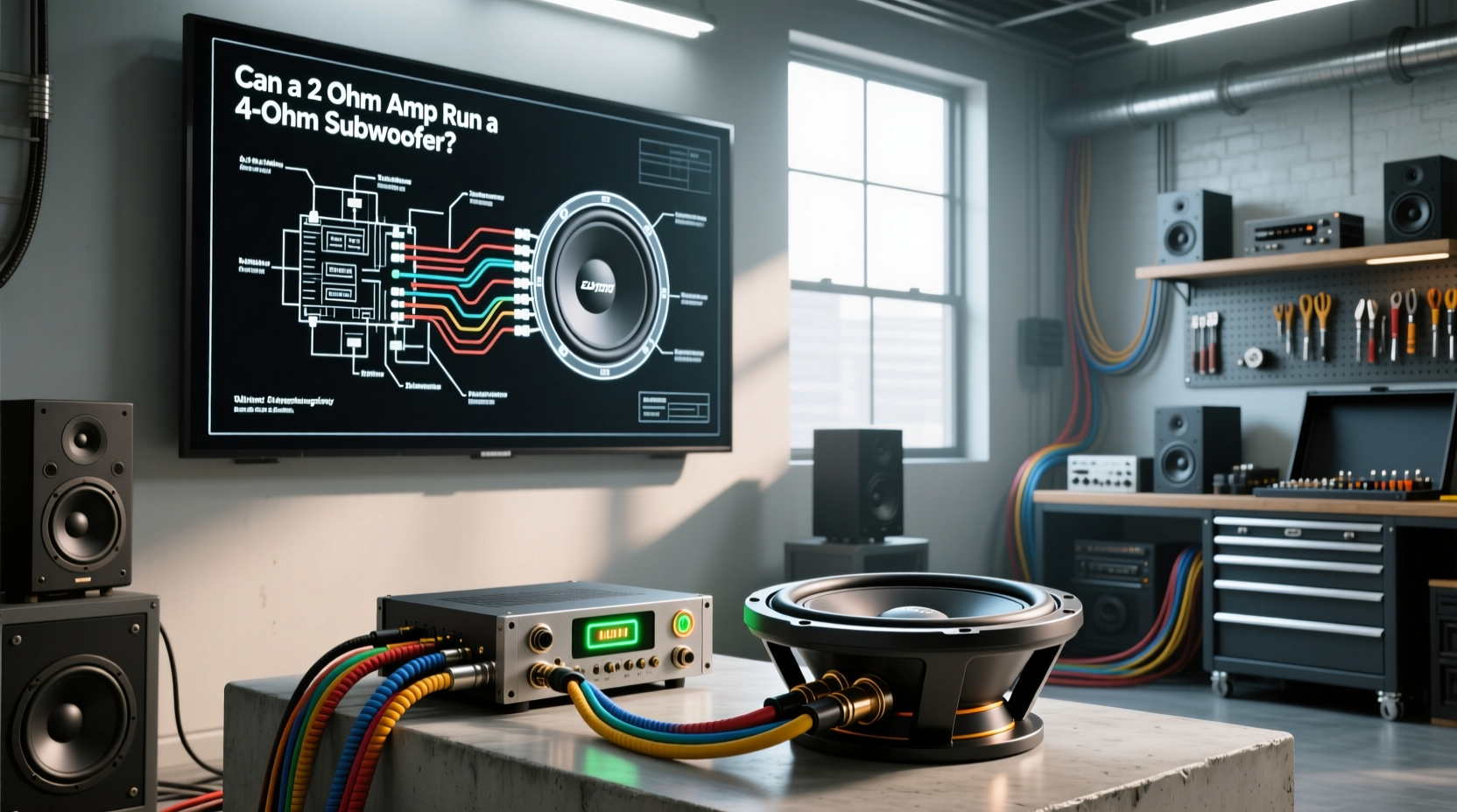 How to Wire a 4 Ohm Subwoofer to a 2 Ohm Amp: A Practical Guide