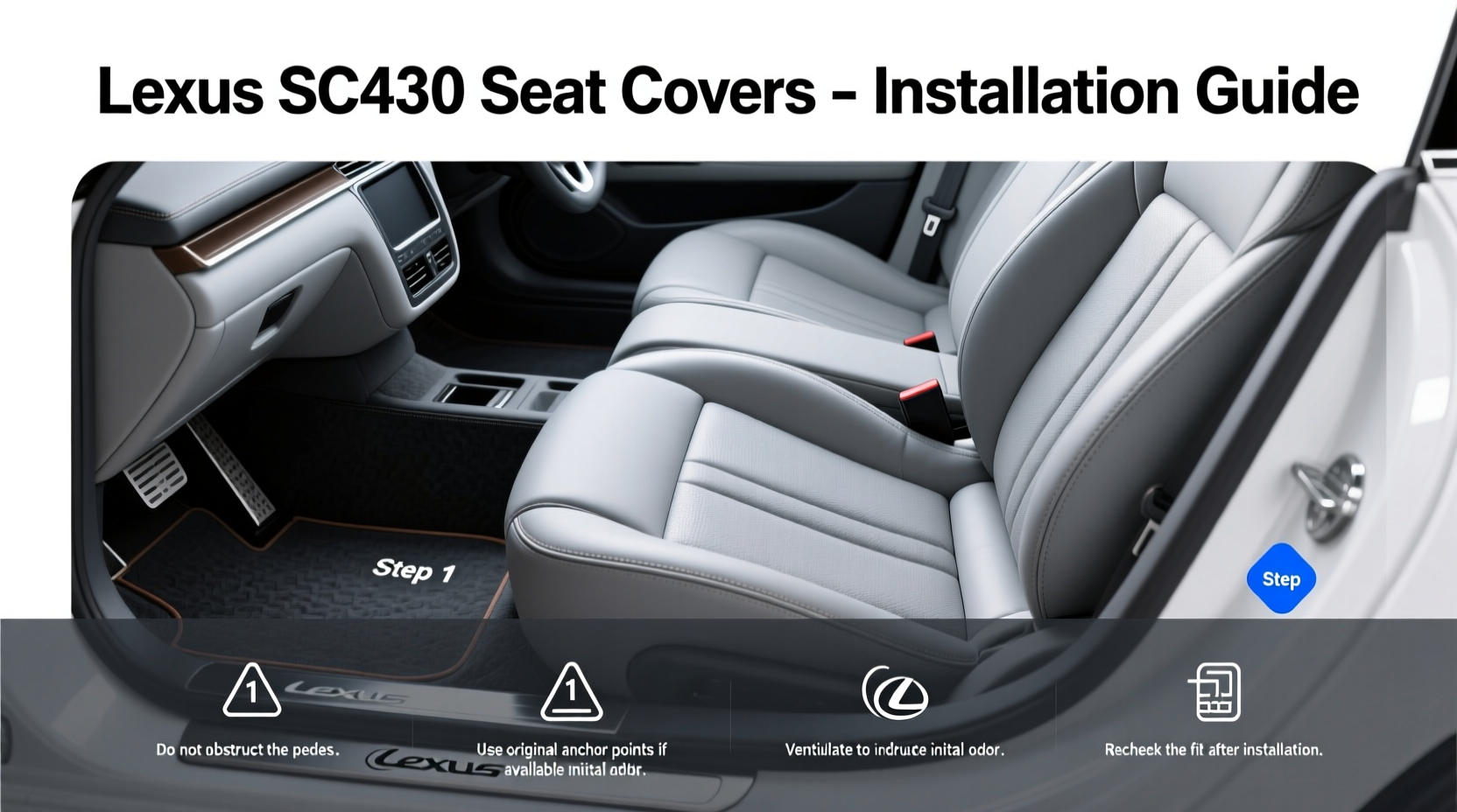 2002 Lexus SC430 Seat Covers Buying Guide