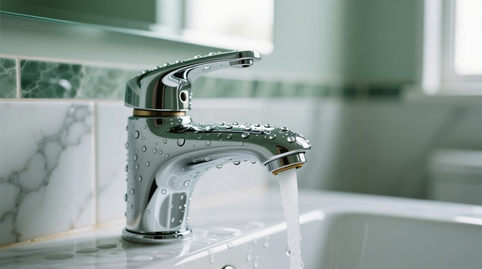 how to prevent hard water stains on bathroom faucets
