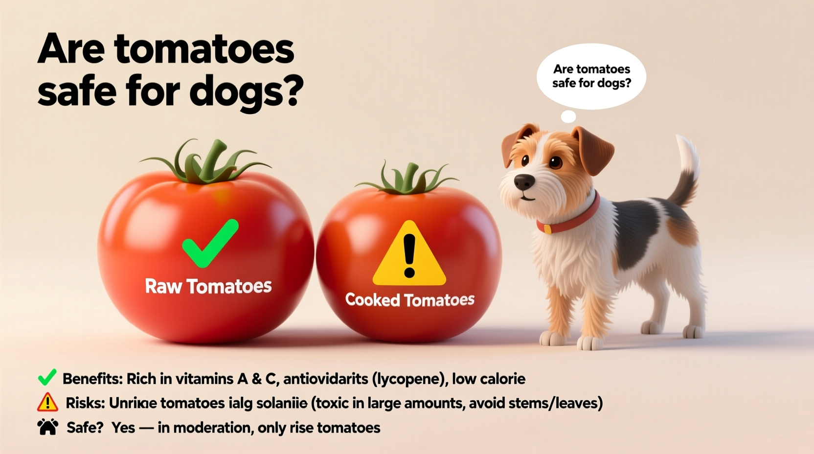 tomatoes and dogs are they safe risks benefits more