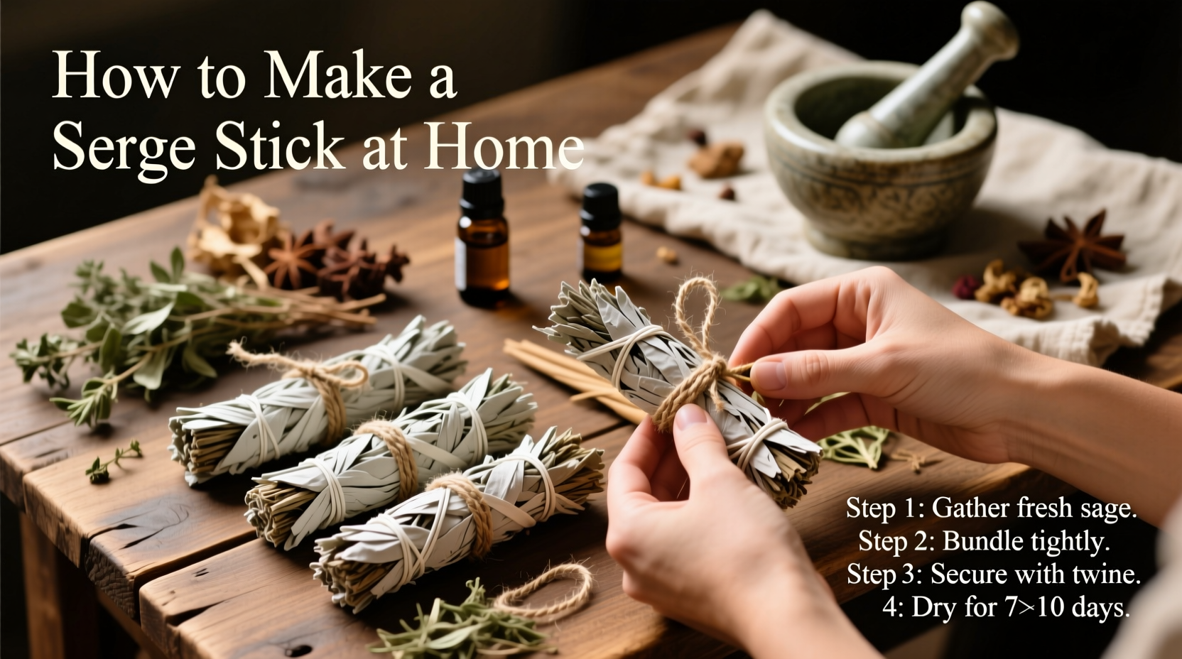 how do you make a sage stick