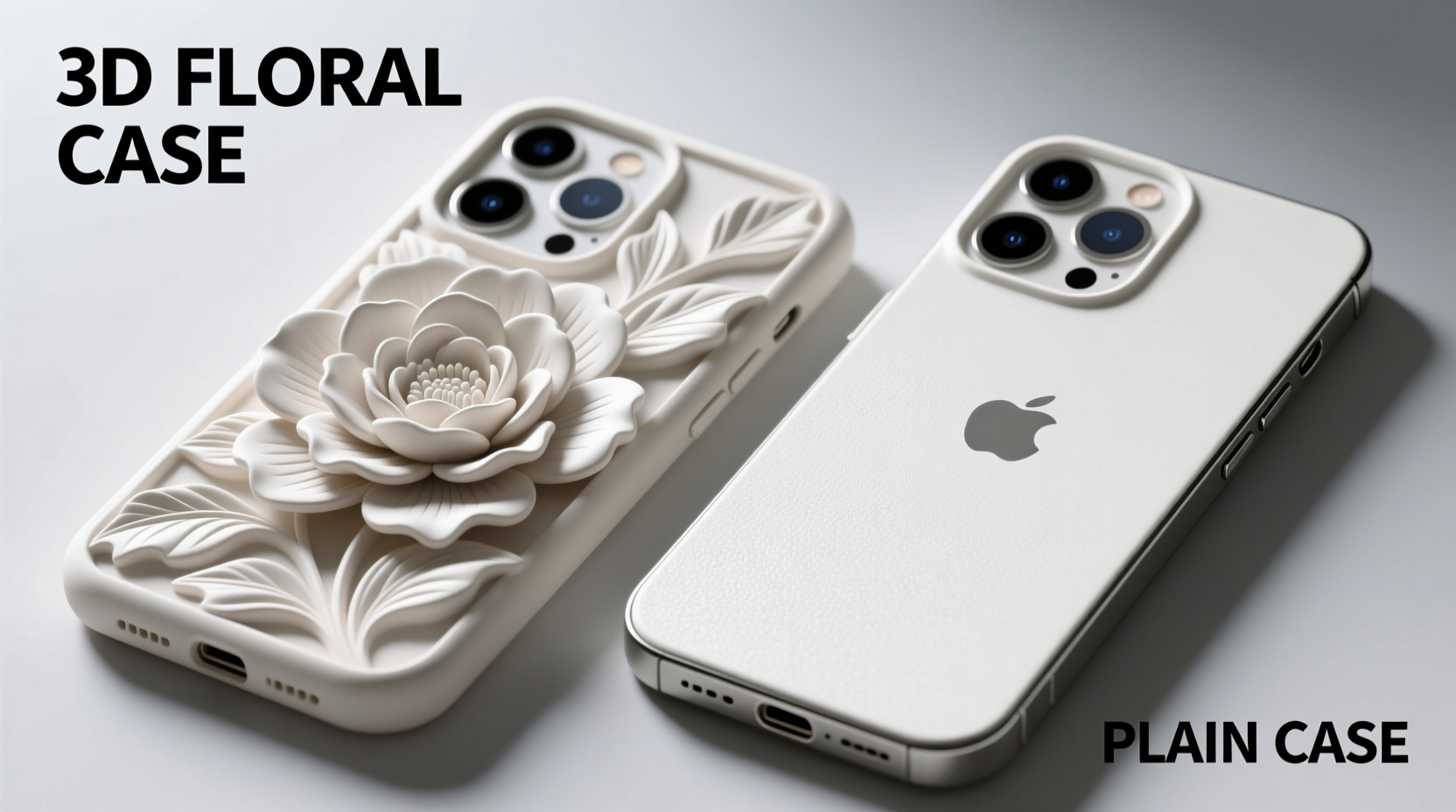 3d flower vs plain iphone case does the extra bulk actually protect your phone better