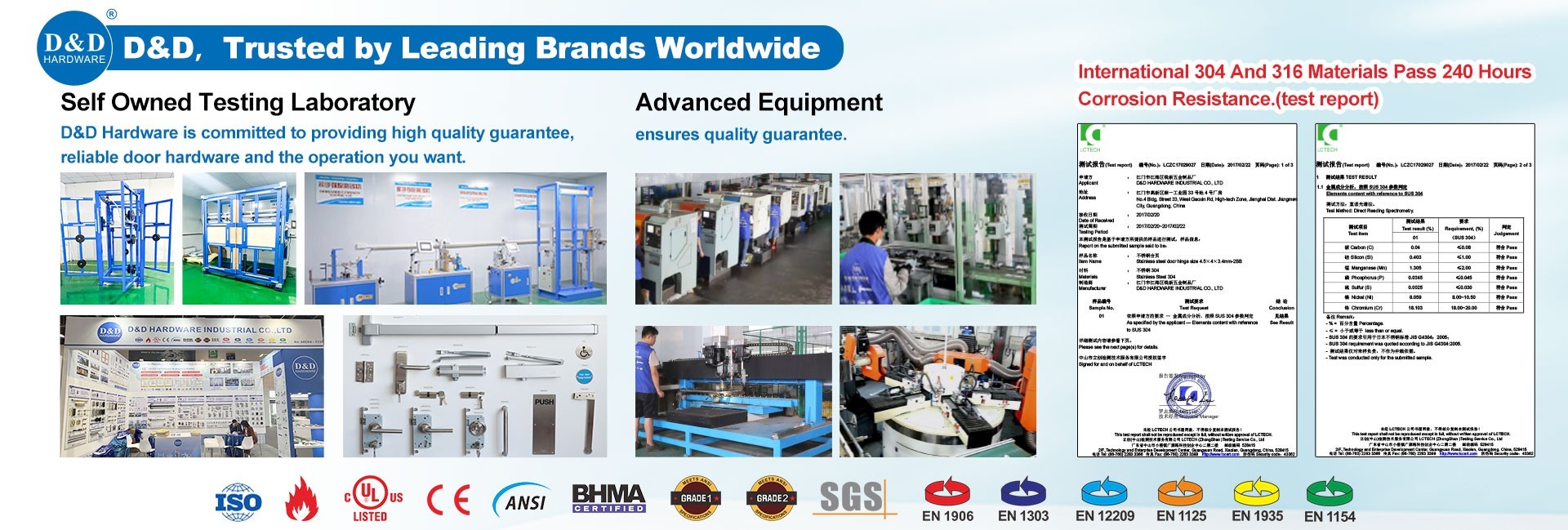 Company Overview - D&D Hardware Industrial Co., Limited