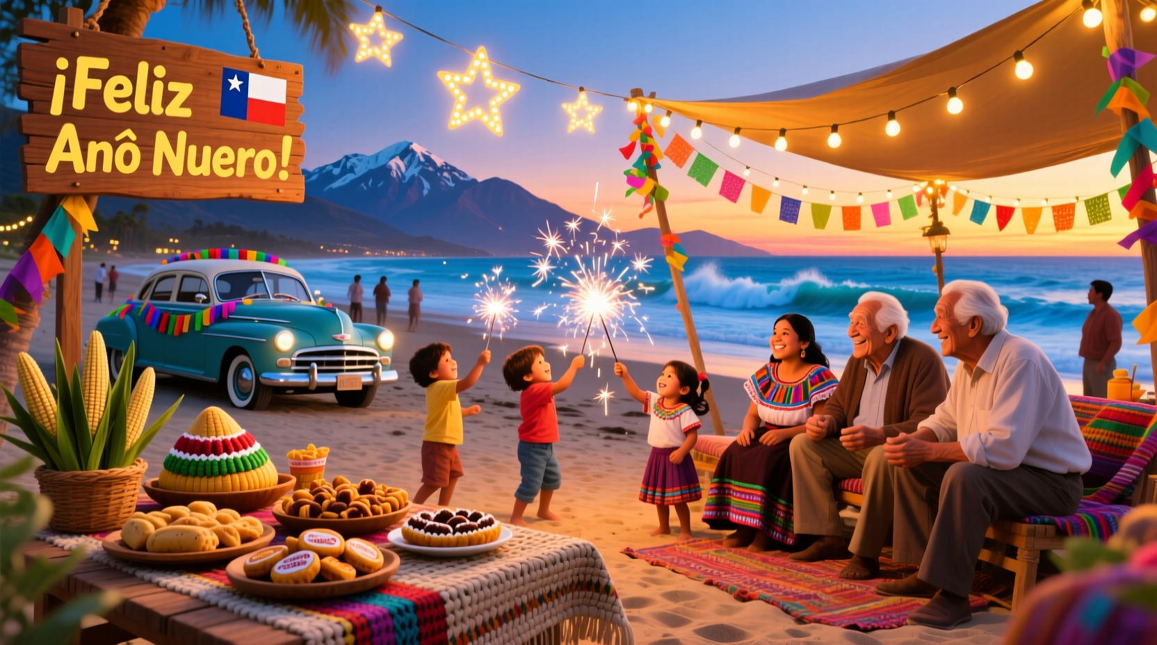 how to celebrate new year in chile