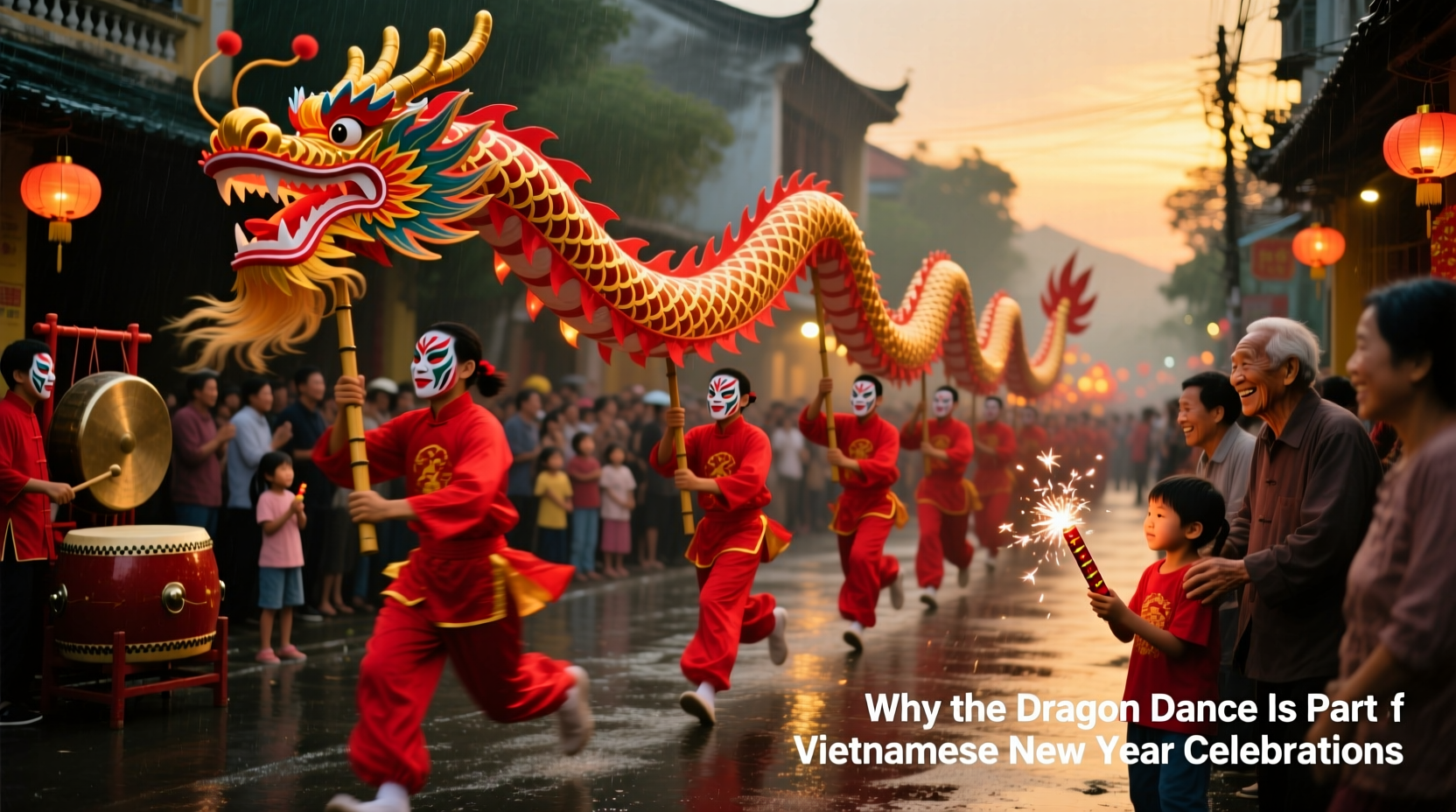 why they use dragon dance in vietnamese new year