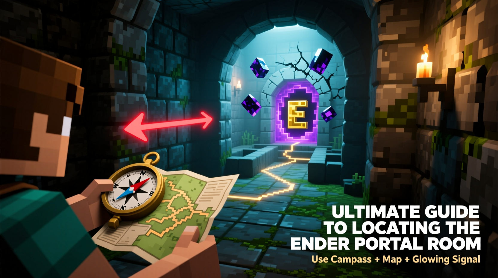 ultimate guide to locating the ender portal room inside any minecraft stronghold