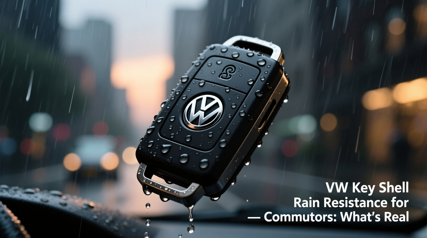 vw key shell rain resistance commuter
