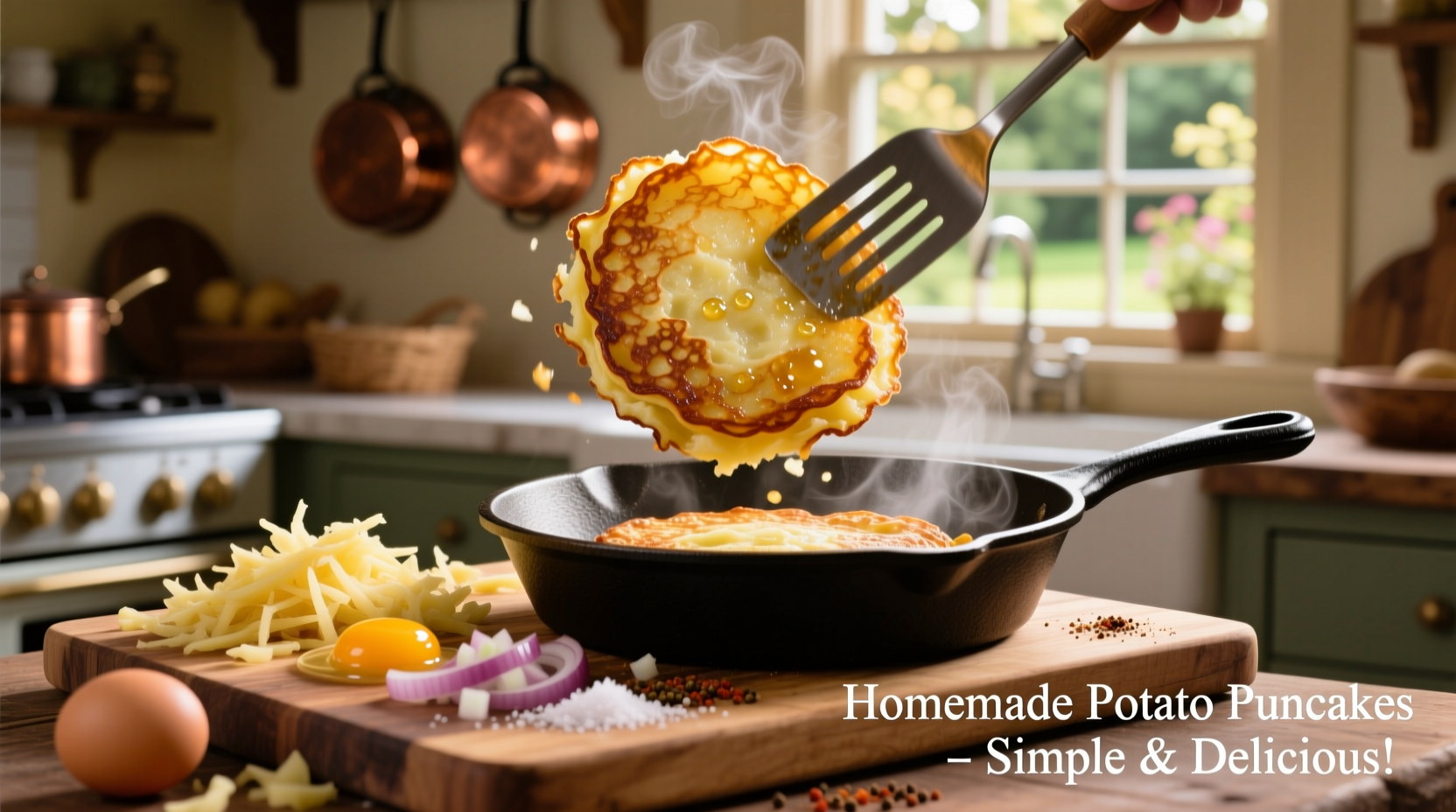 Make Potato Pancakes from Mashed Potatoes in 20 Minutes