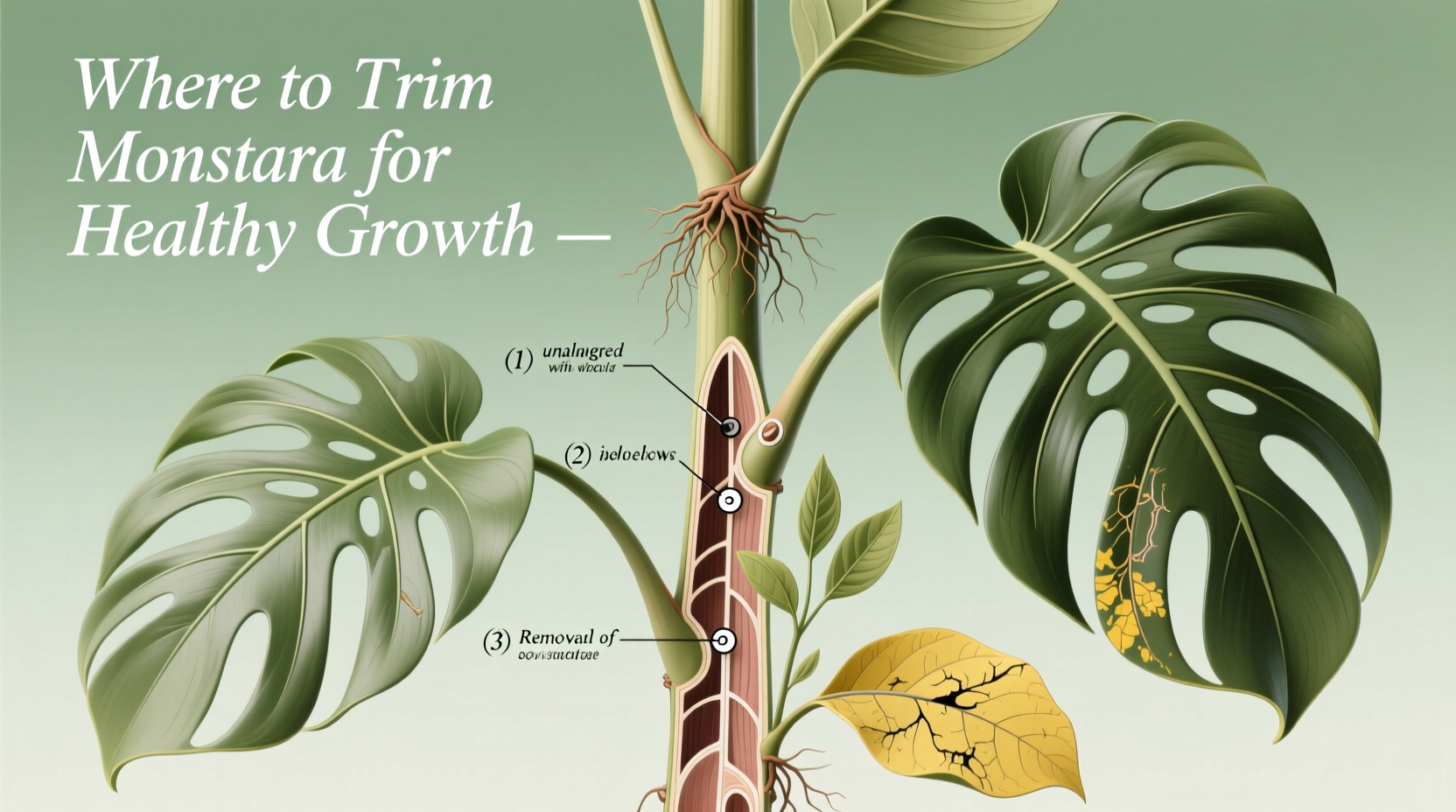 Where to Trim Monstera for Healthy Growth