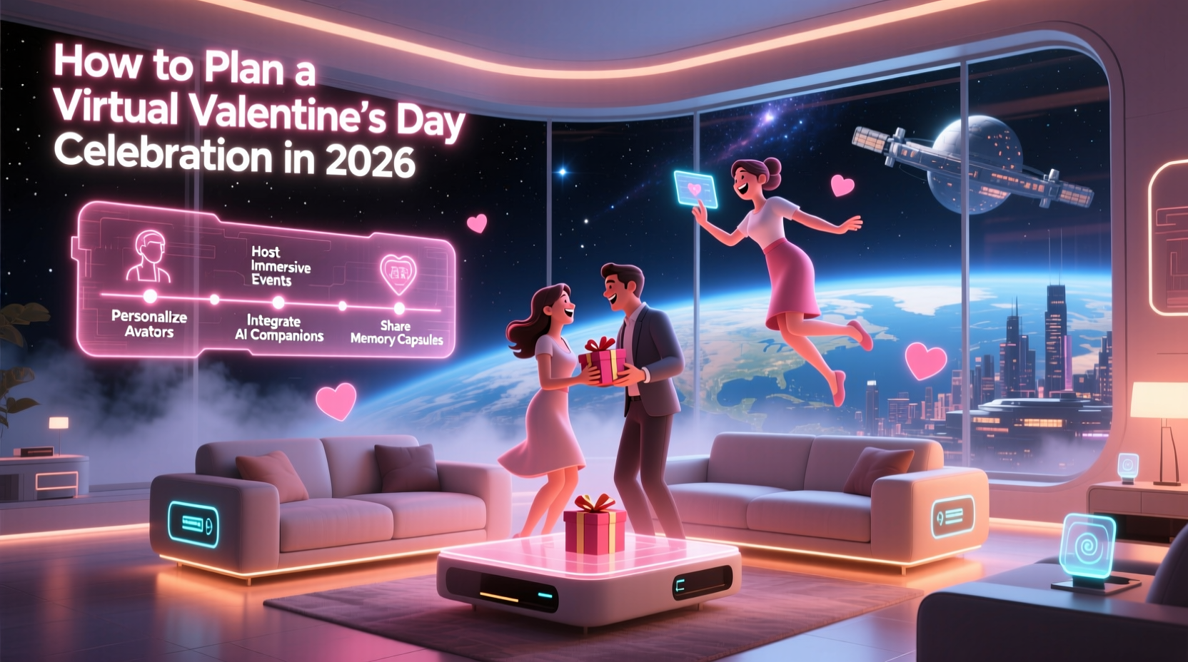 how to do a virtual valentines day