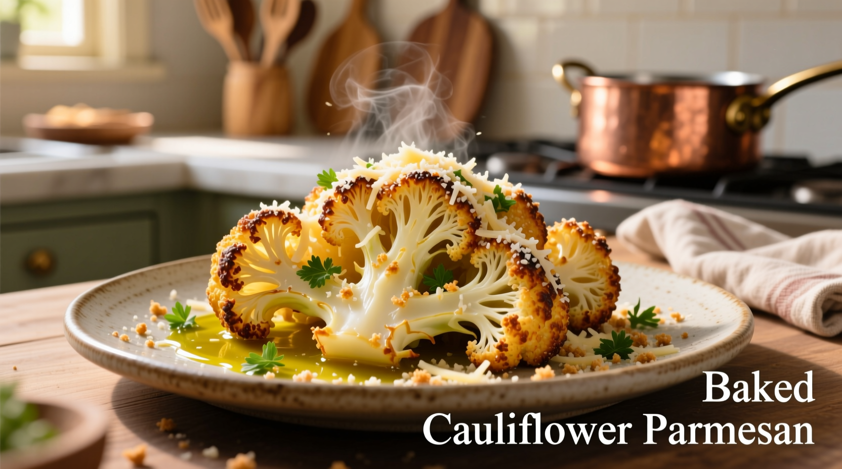 Perfect Baked Cauliflower Parmesan: Crispy, Cheesy & Healthier