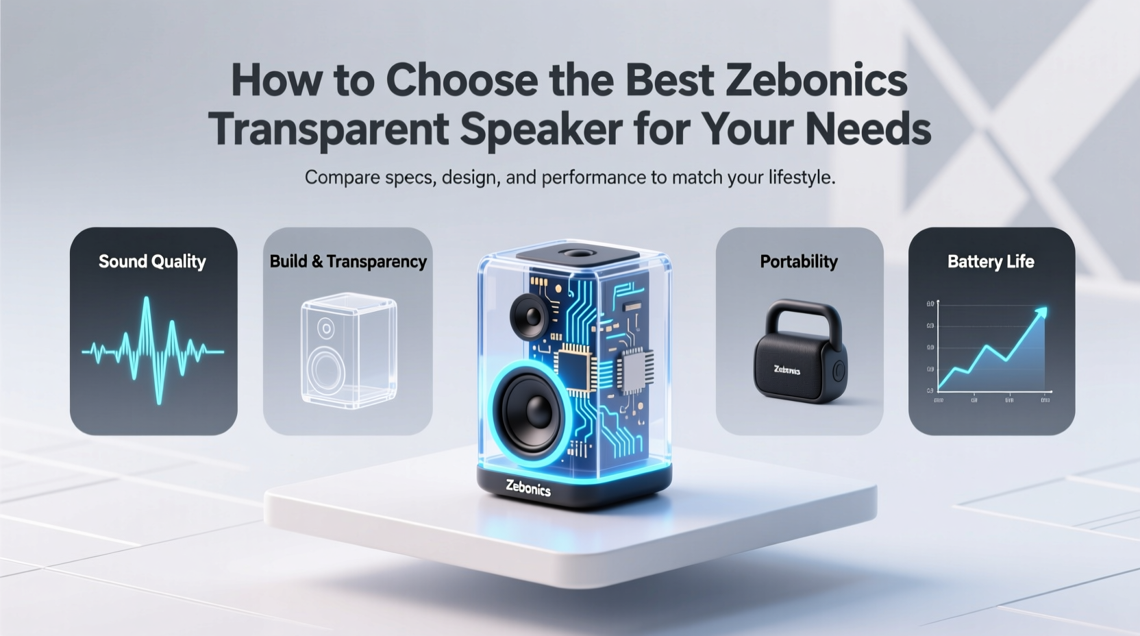 zebronics transparent speaker