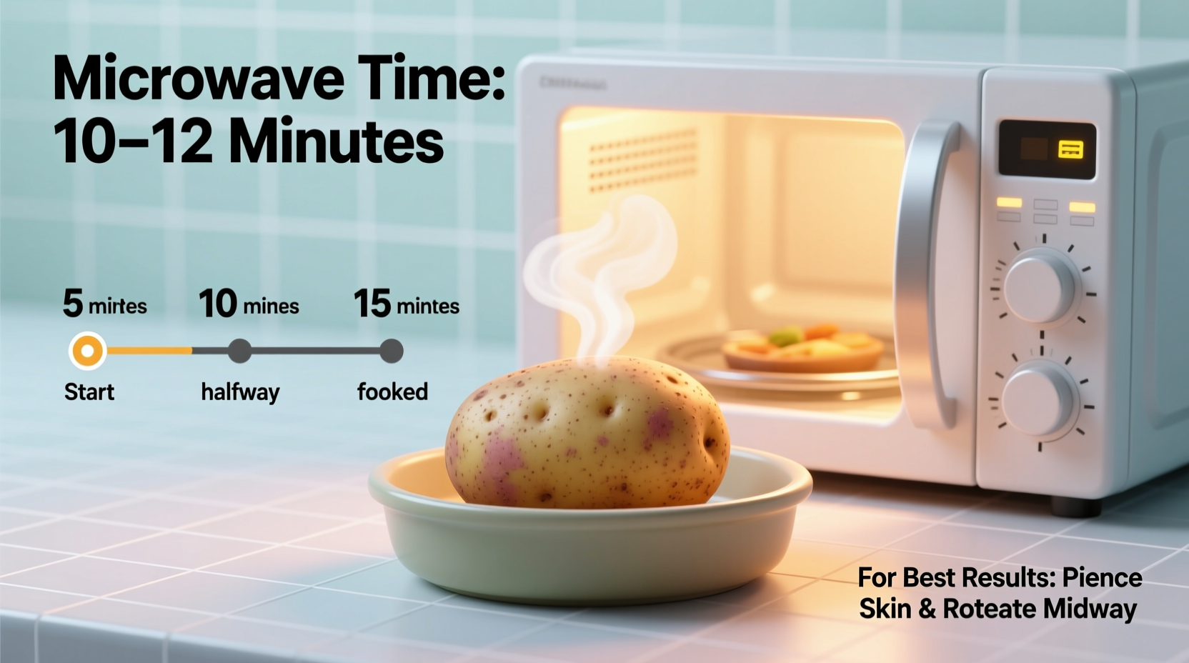 Perfect Microwave Baked Potato Time Guide: 5-10 Minutes