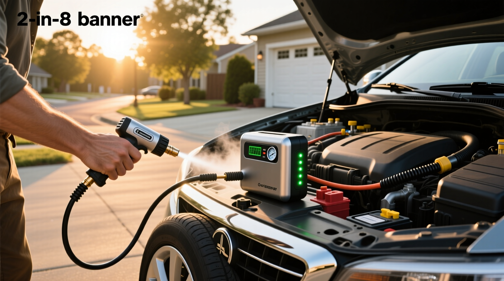 How to Choose 2 in 1 Jump Start with Air Compressor, How to Use Guide