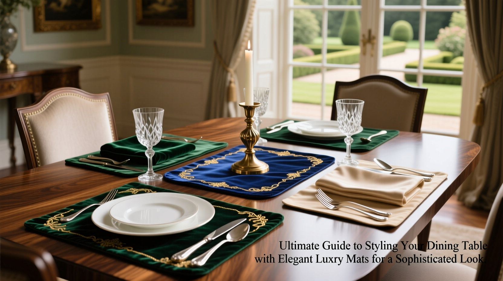 ultimate guide to styling your dining table with elegant luxury mats for a sophisticated look