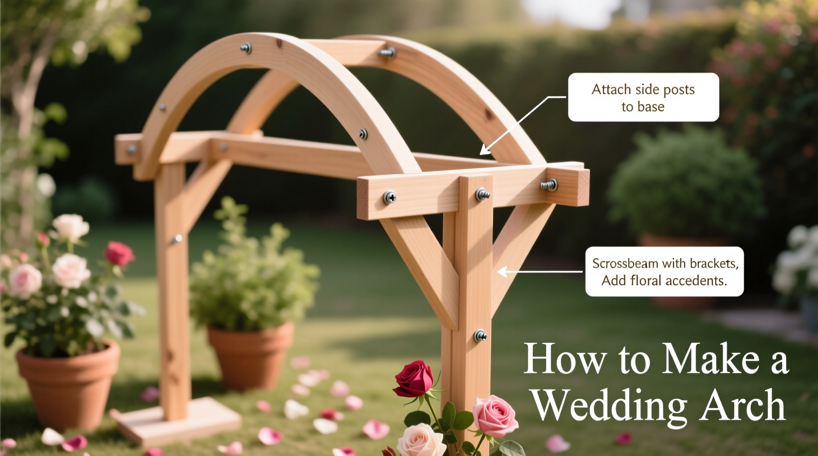 how to make a wedding arch