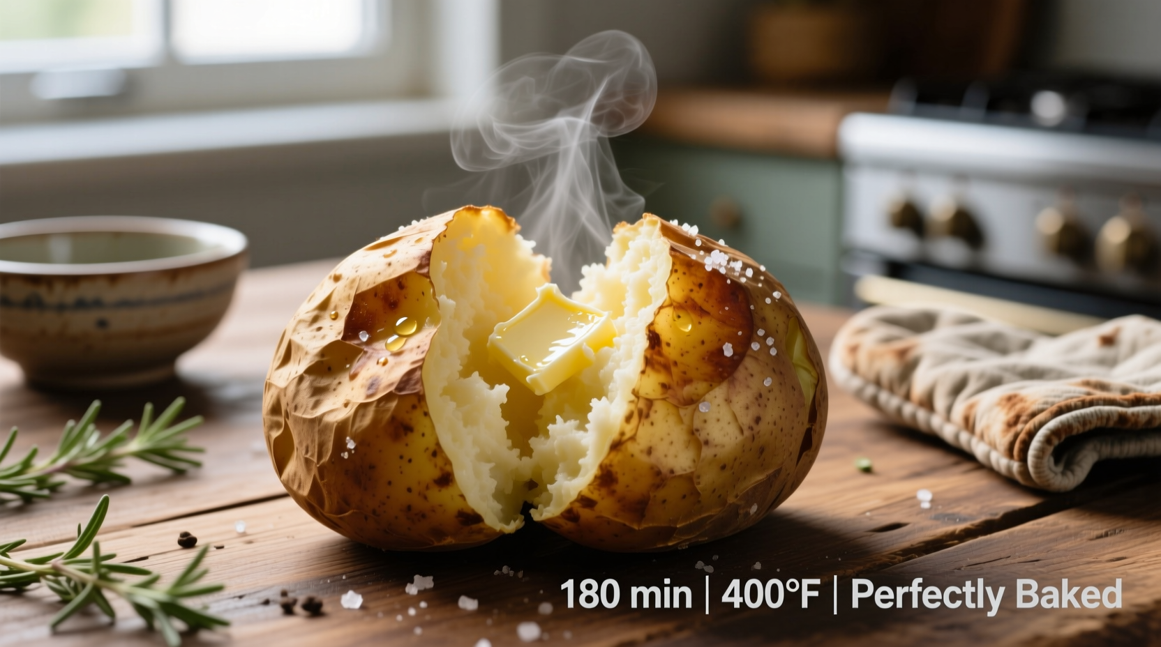 baked potato temperature