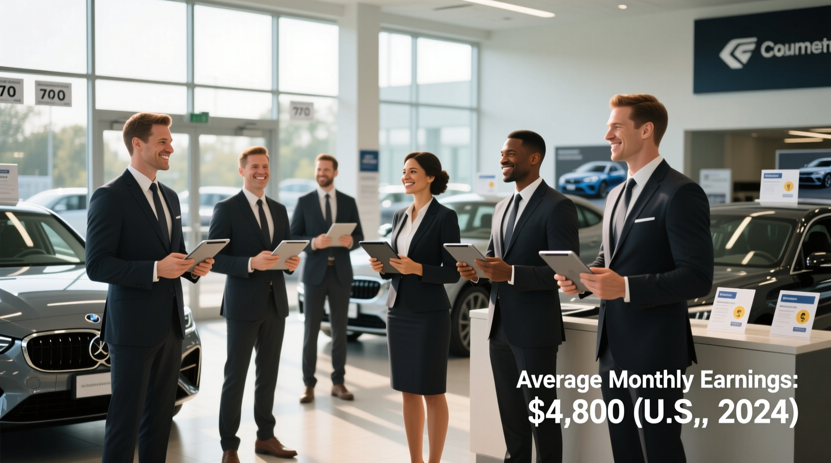 how much do new car salesman make