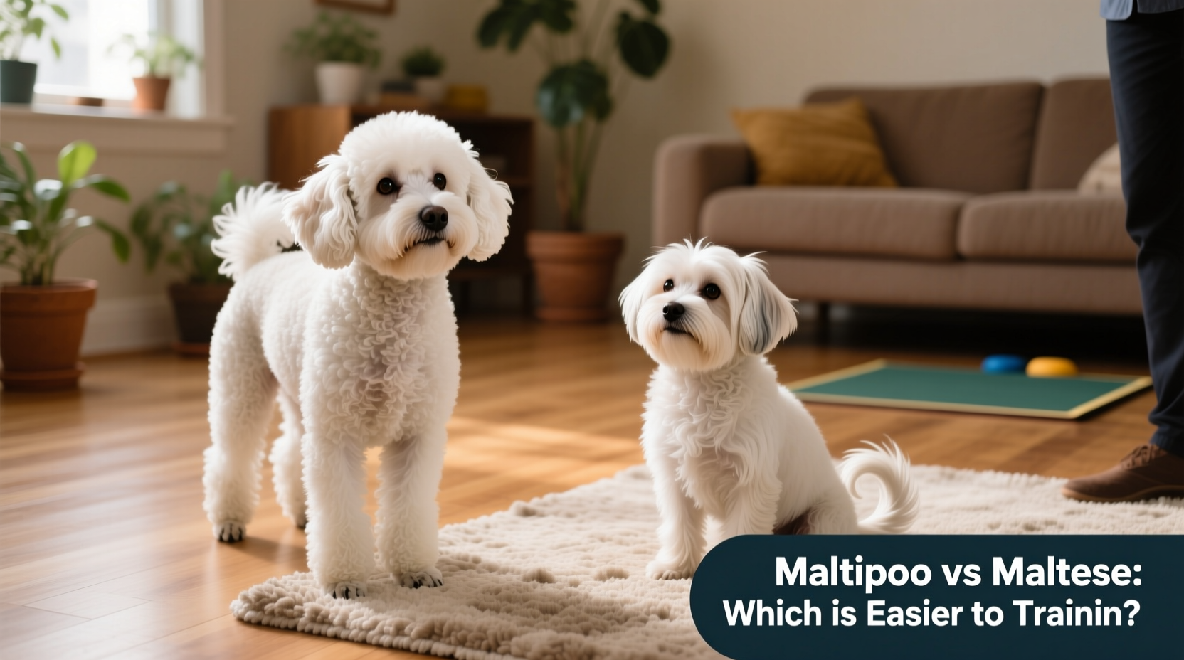 maltipoo vs maltese which fluffy white dog is actually easier to train