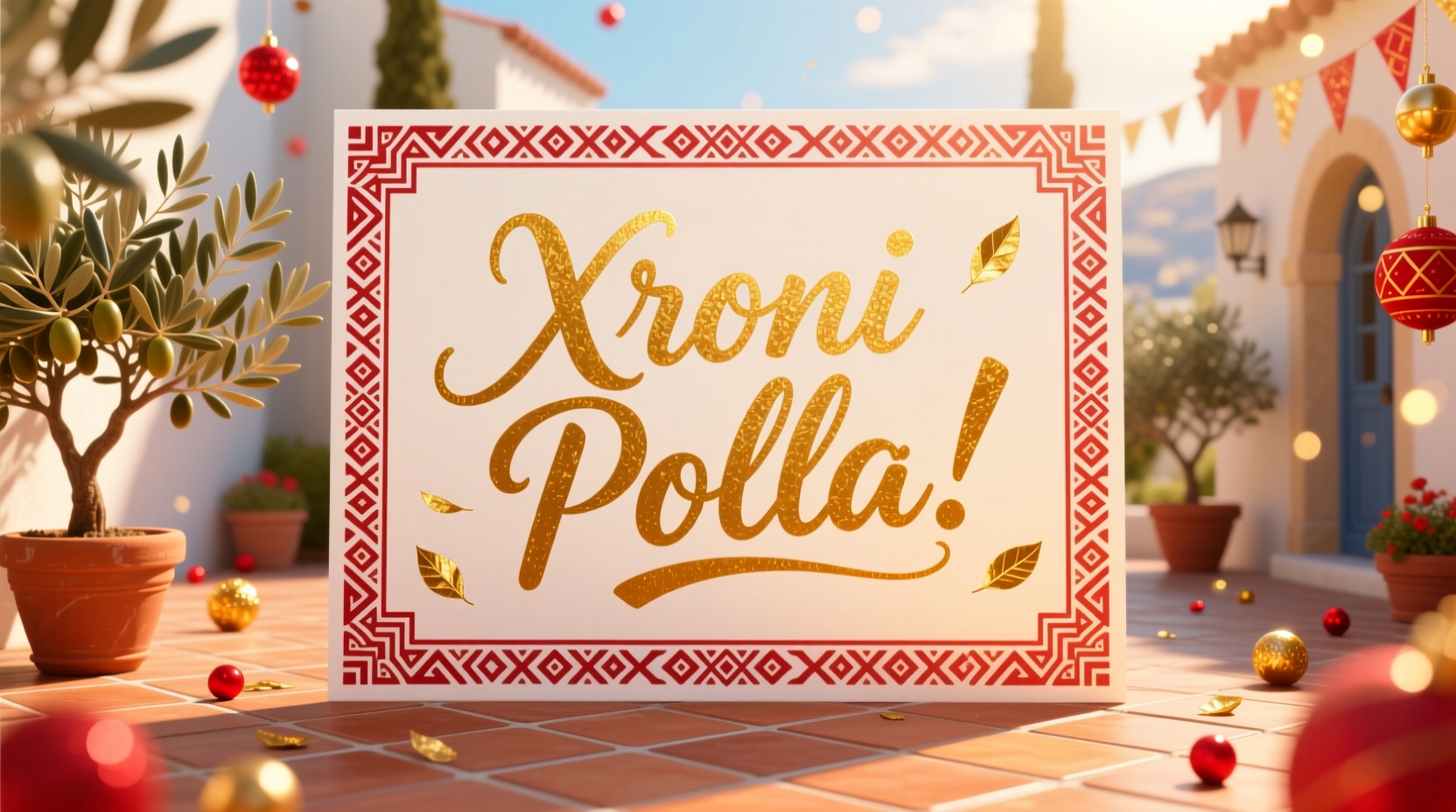 how do i say happy new year in greek