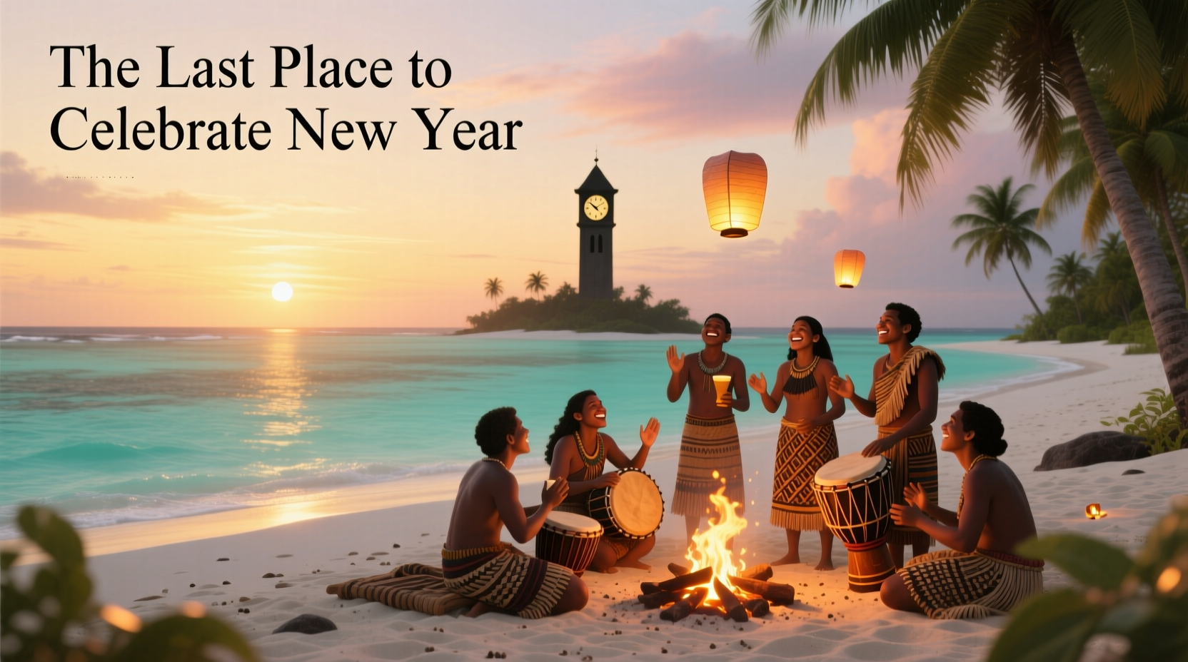 where is the last place to have new year