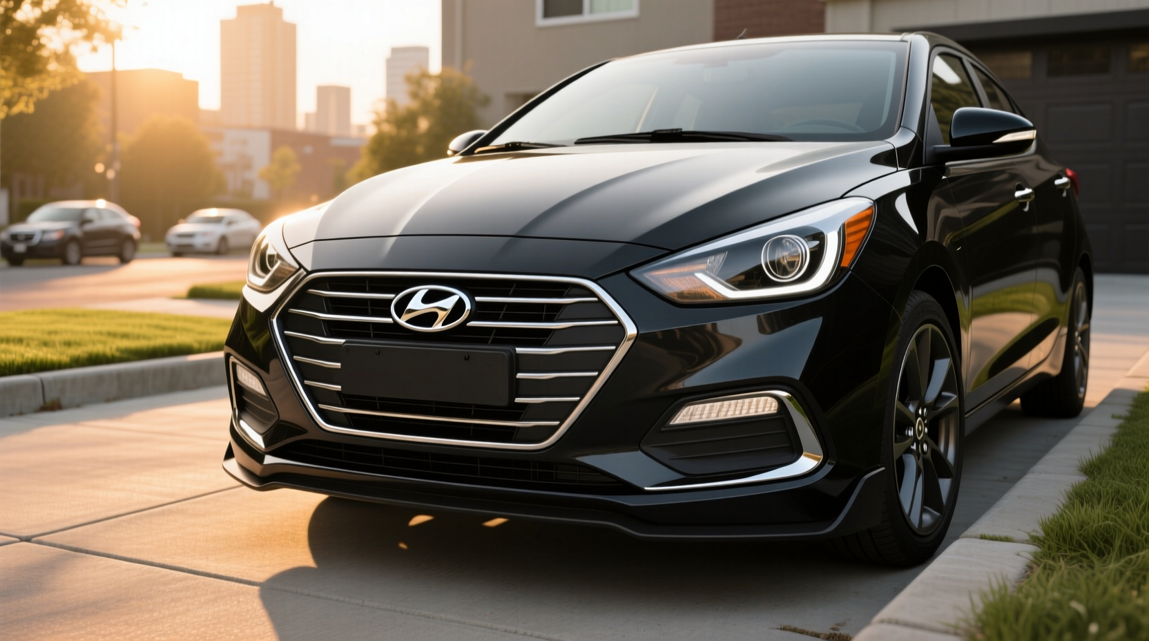 2017 hyundai accent front bumper guide