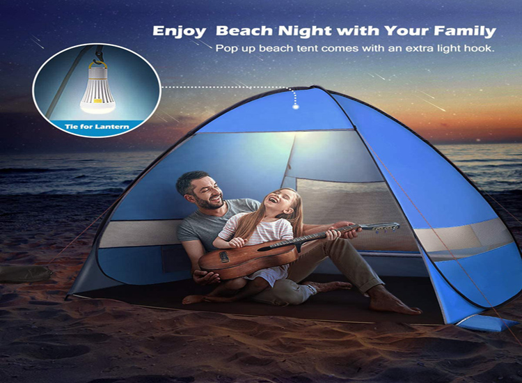 2020 Hot Selling 190T polyester PU Coated Beach Shade Tent Manufacturer, High Quality Low Price UPF50+ Pop Up Beach Tent/