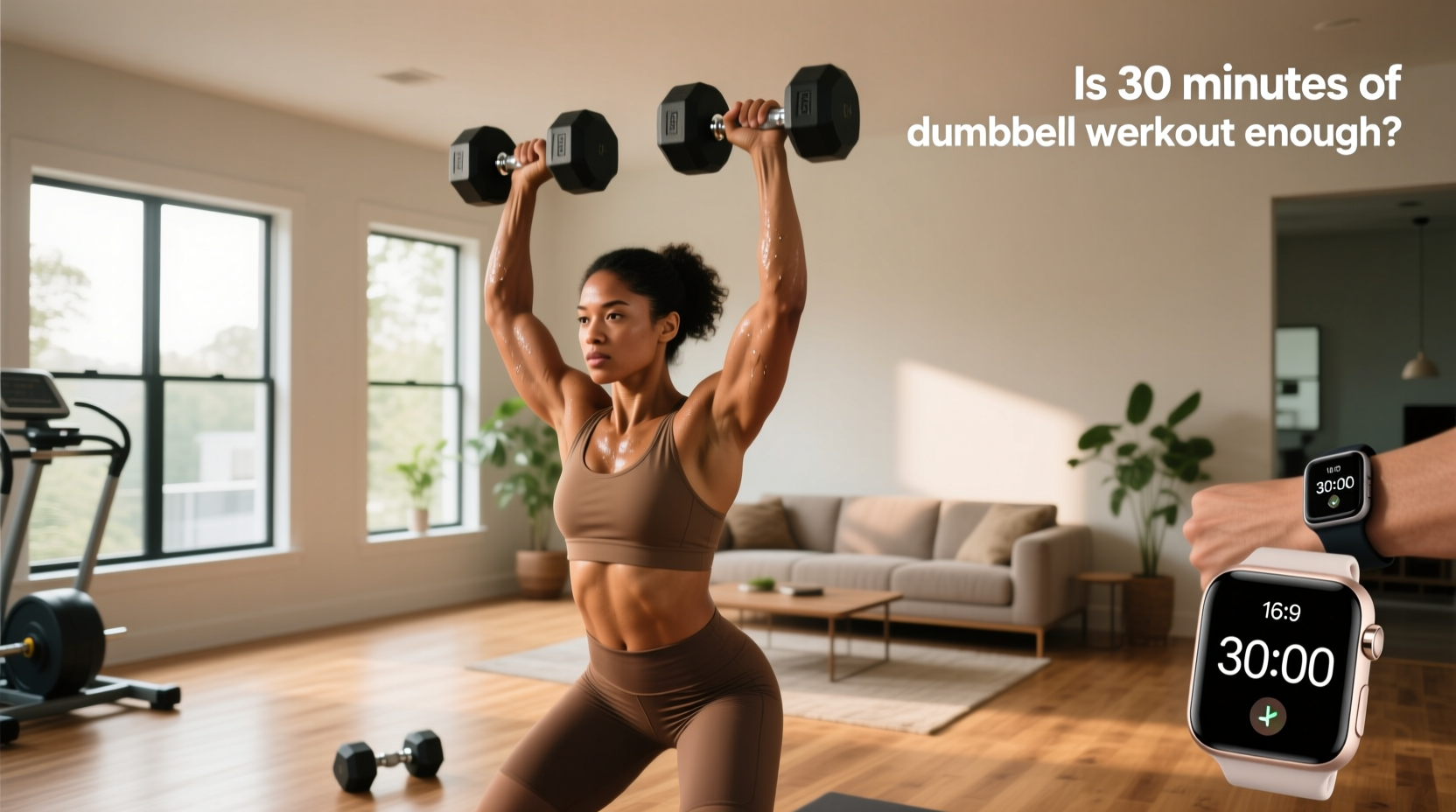 30 minute dumbbell workout at home is it enough 