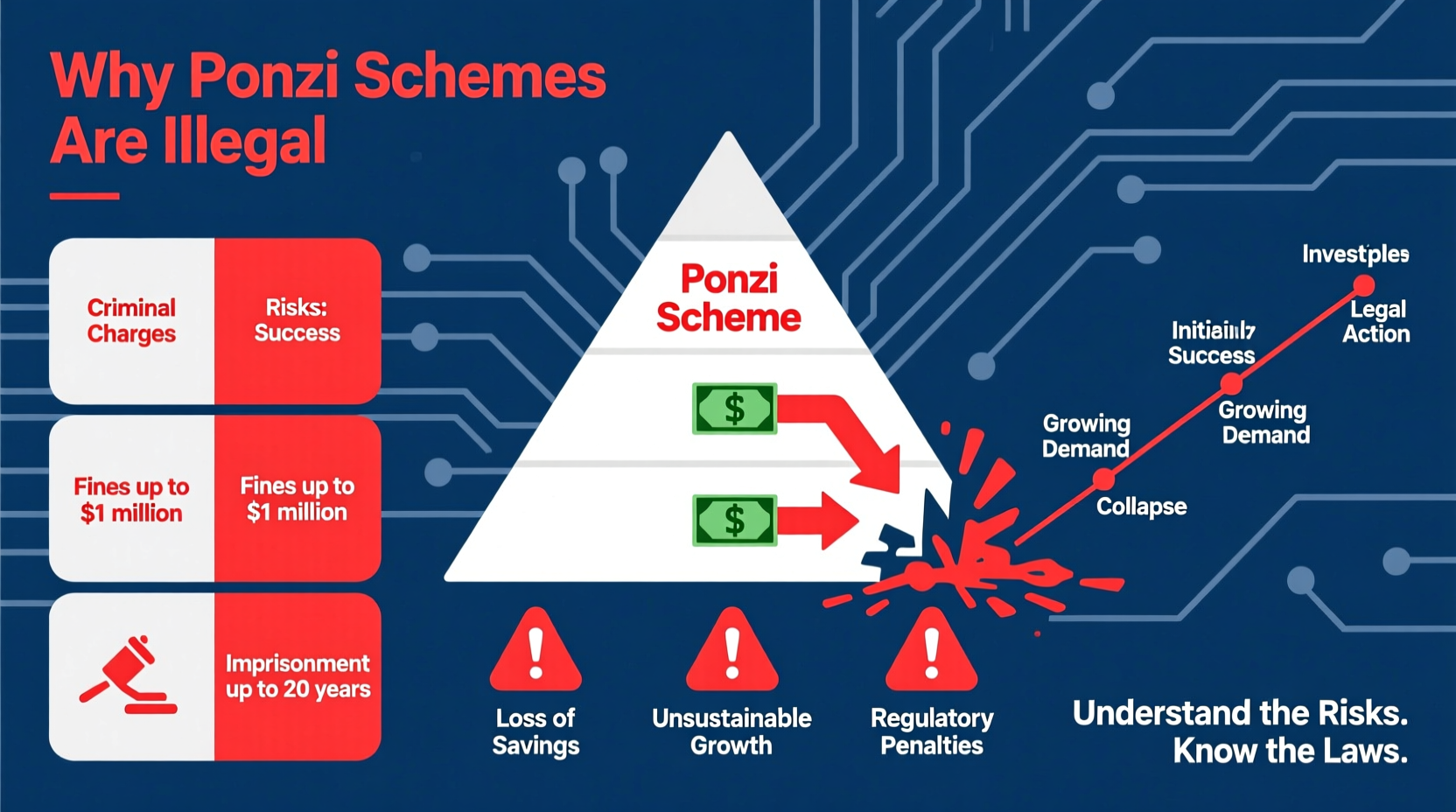 why are ponzi schemes illegal understanding the risks laws