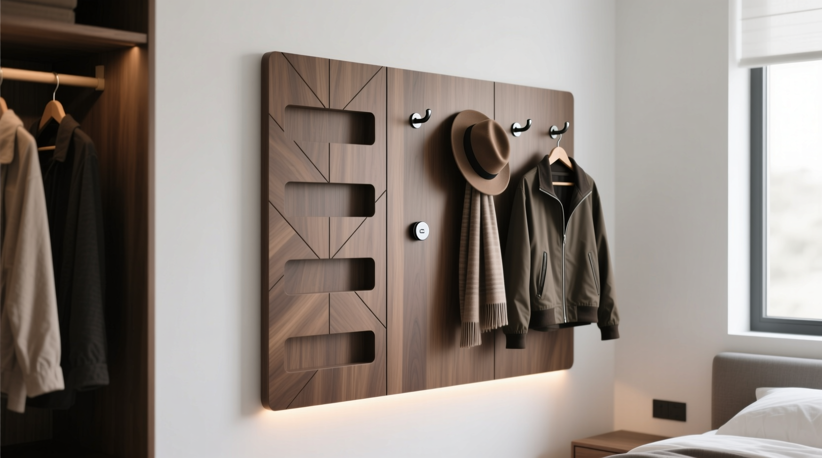 creative and space saving ways to store clothes hooks for a clutter free closet