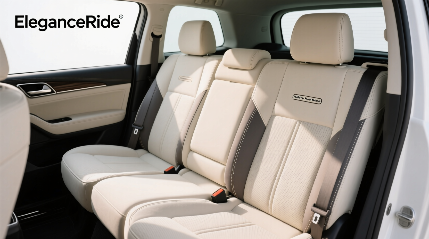 clean luxury 2 row van seat covers