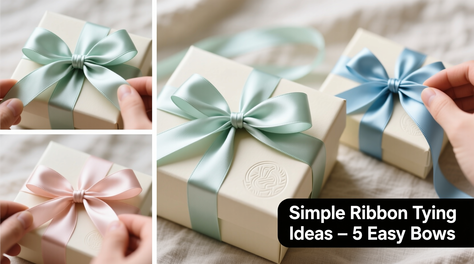 simple ribbon tying ideas for gifts charming bow tutorials