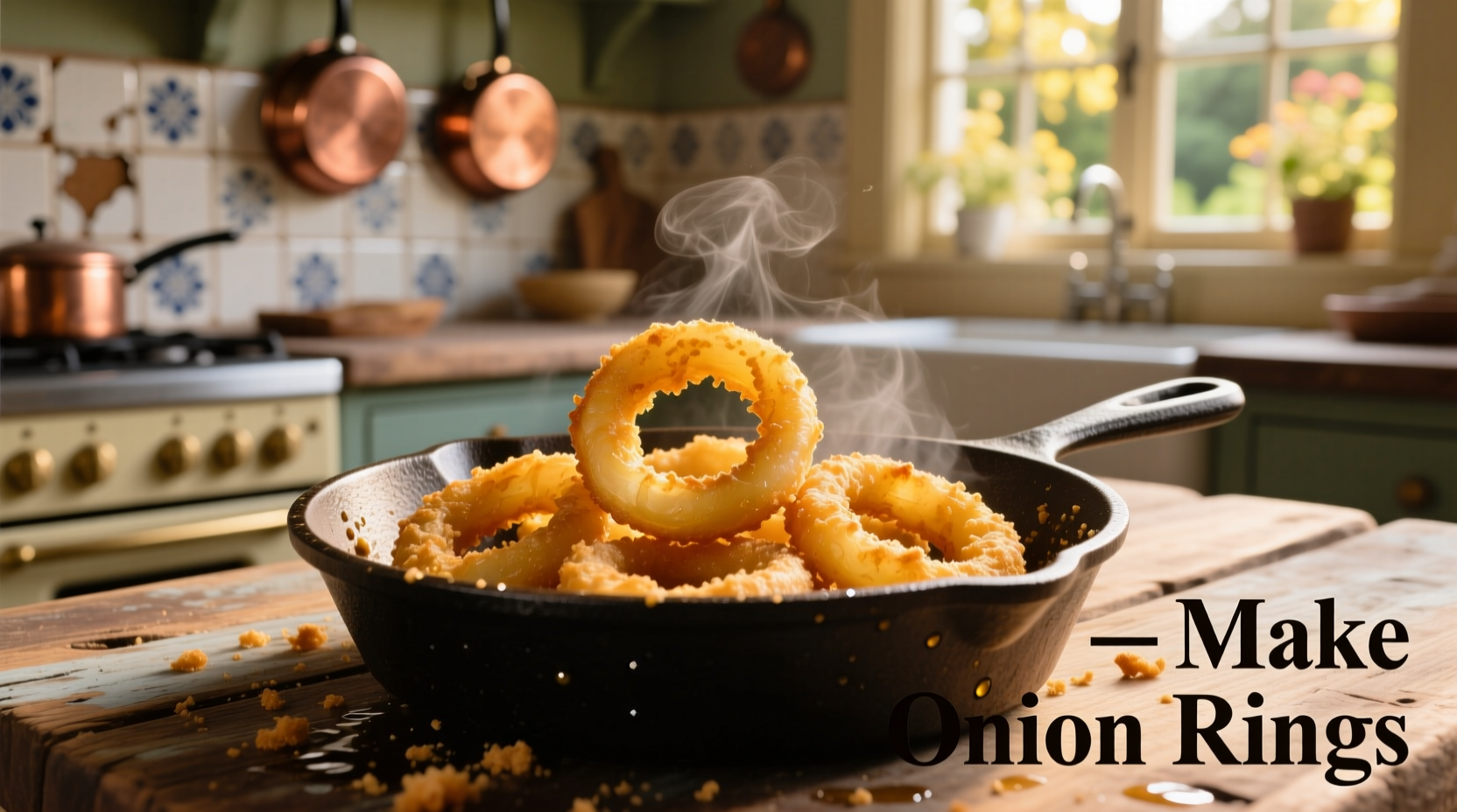 make onion rings