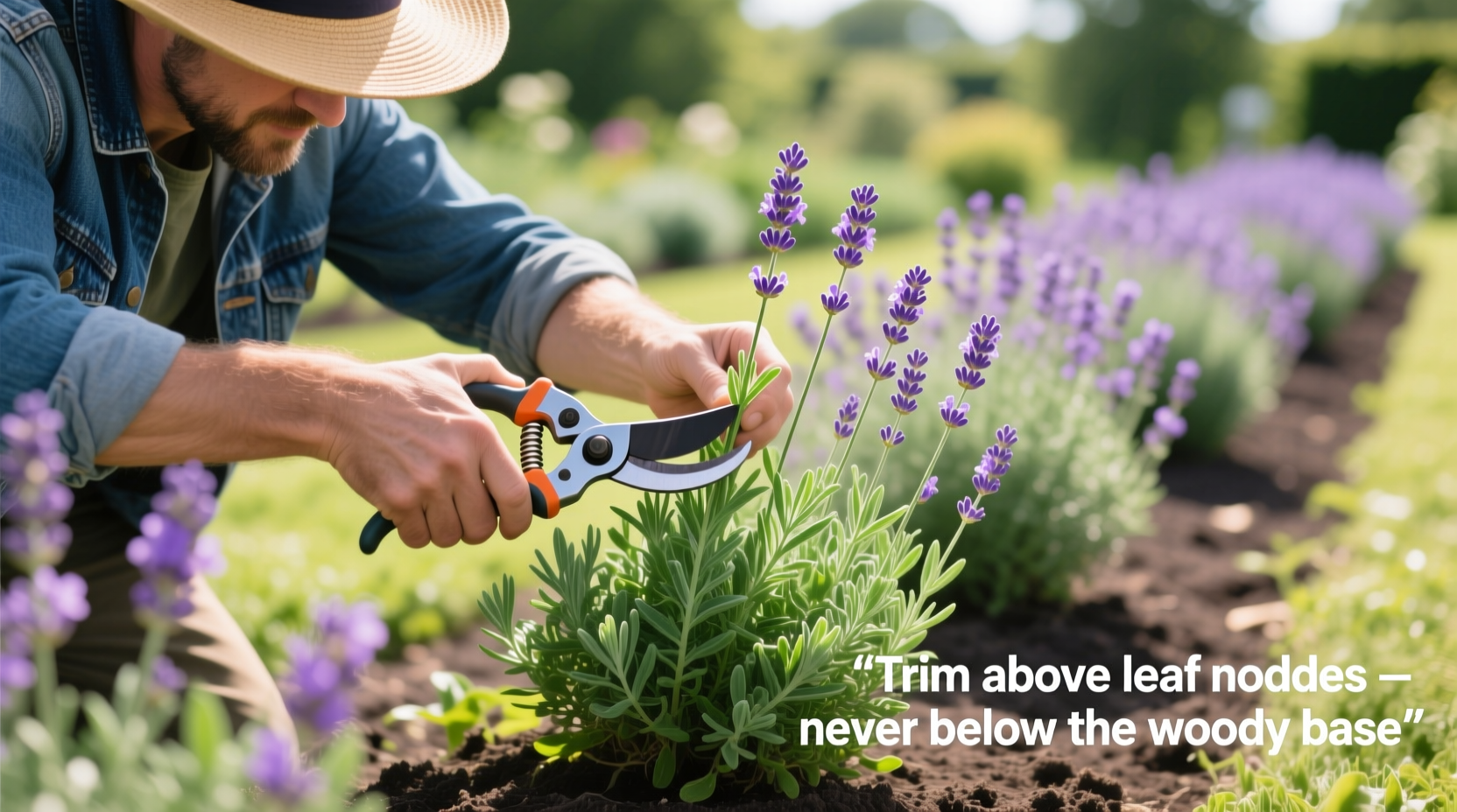 how do you trim lavender plants