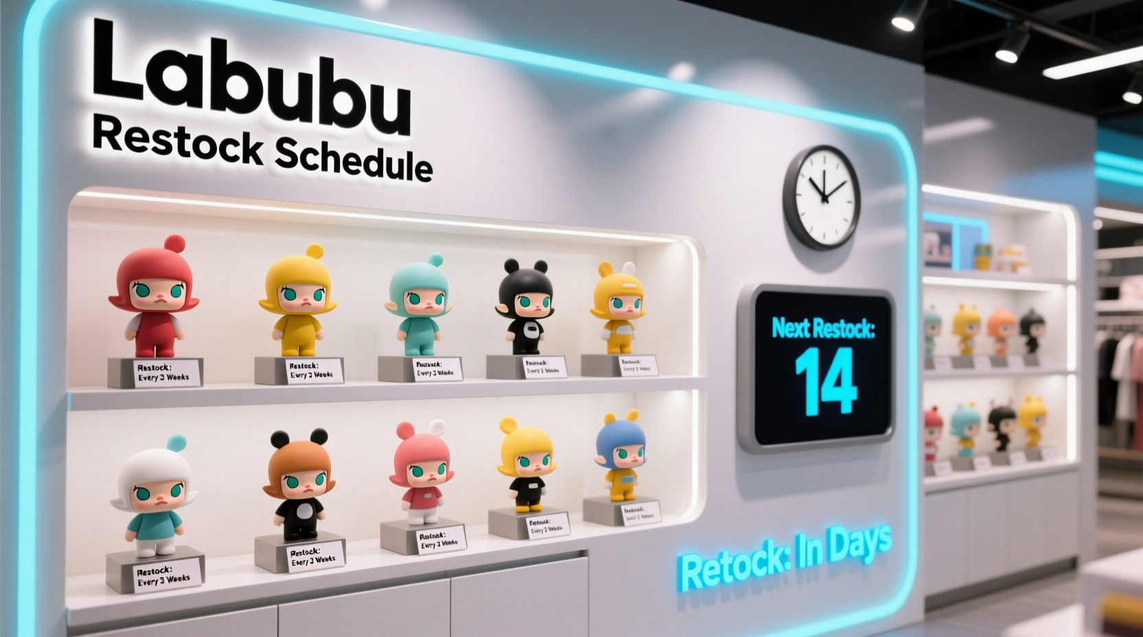how often are labubus restock at popmart