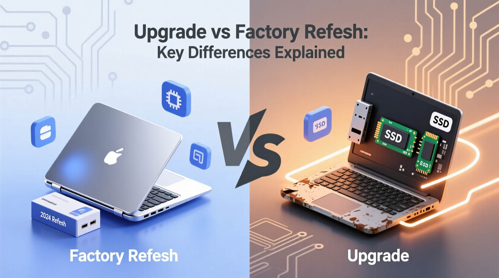Upgrade vs Factory Refresh: Key Differences Explained