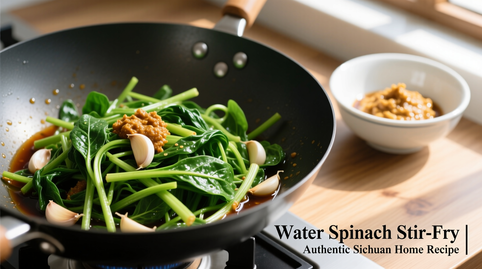 Perfect Water Spinach Recipe: Asian Stir-Fry in 8 Minutes