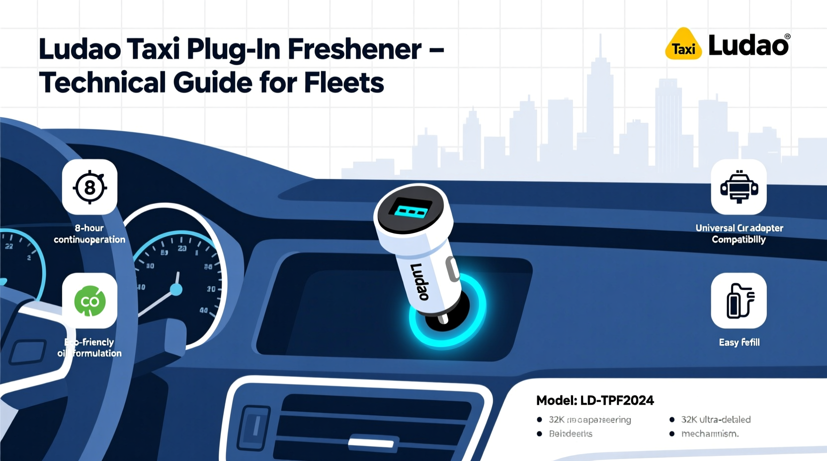 ludao taxi plug in fresheners