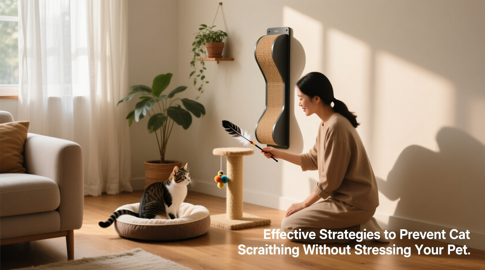 effective strategies to prevent cat scratching on furniture without stressing your pet