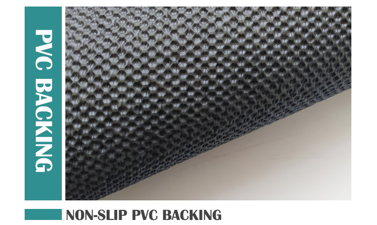 Polyester Material Mesh Design Elastic PVC Door Mat(图4)