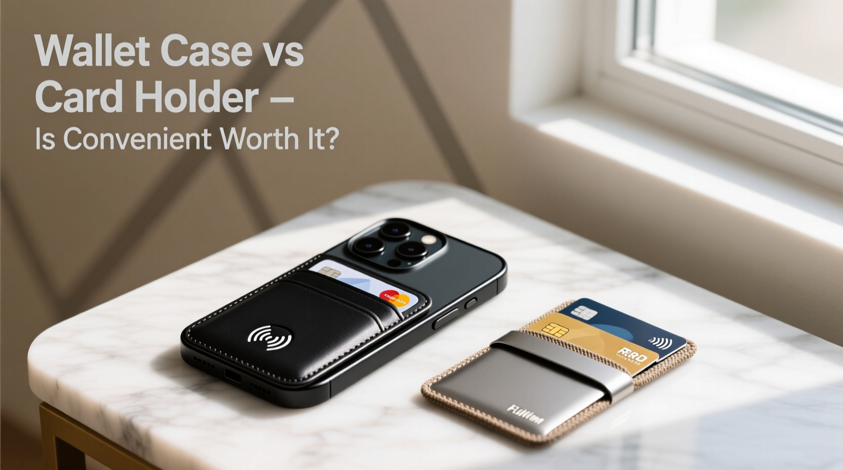 iphone 13 wallet case vs separate card holder is the convenience worth it
