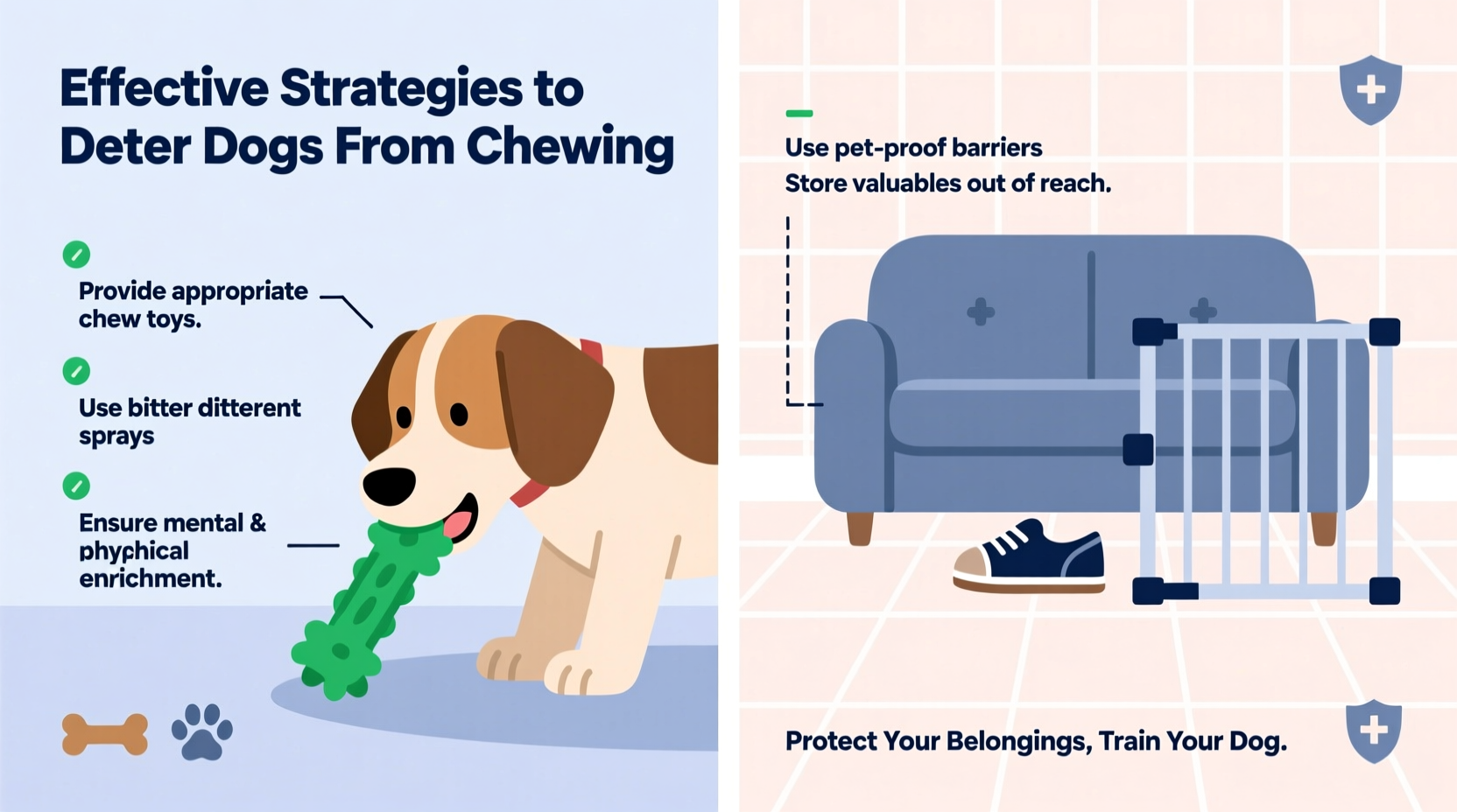 effective strategies to deter dogs from chewing and protect your belongings