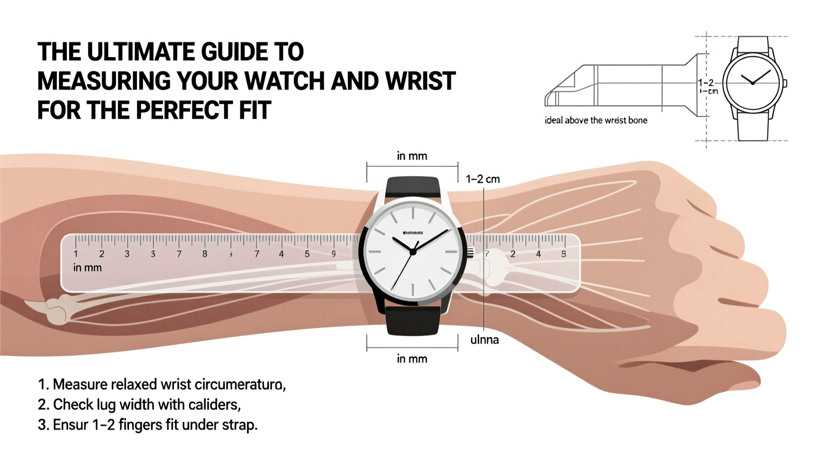 the ultimate guide to measuring your watch and wrist for the perfect fit