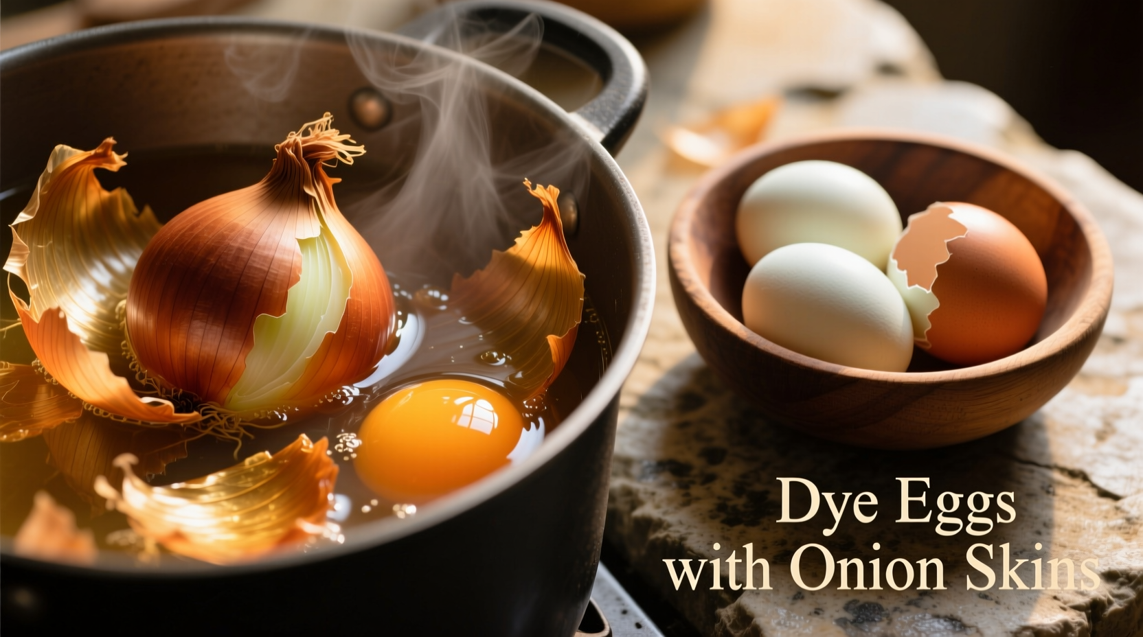 Natural Egg Dyeing with Onion Skins: Simple Step-by-Step Guide