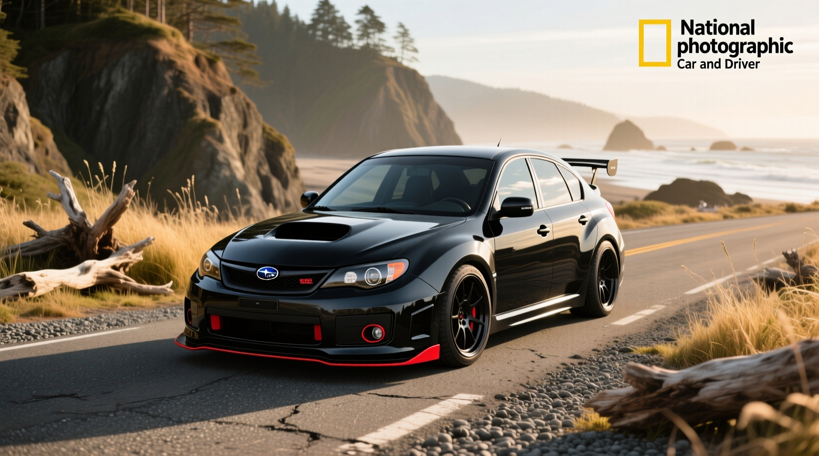 2009 Subaru Impreza WRX Hatchback - Front Three-Quarter View