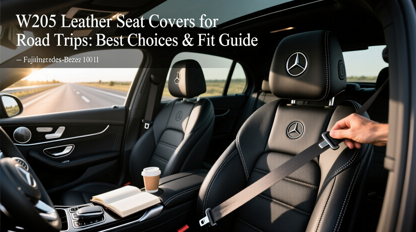 w205 leather covers road trip