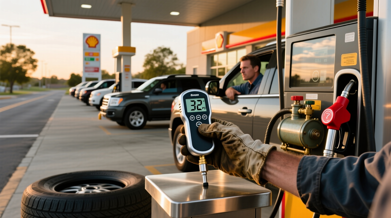 How to Choose Tire Pressure Gauge Used in Gas Station, Can You Check Tyre Pressure at a Gas Station?