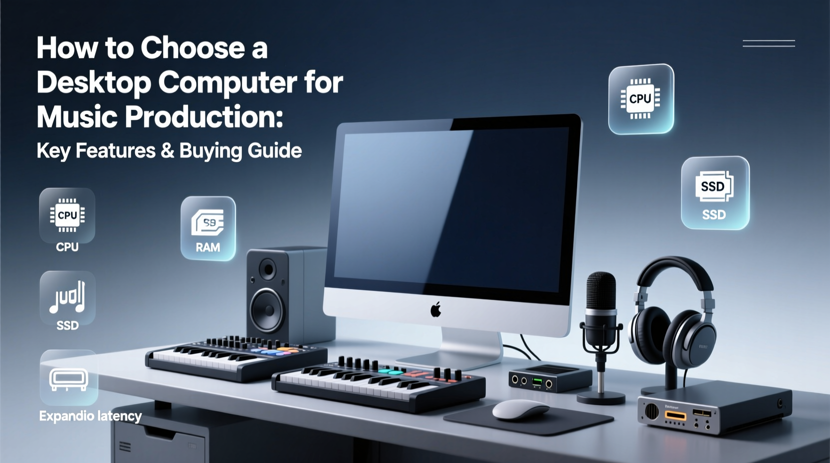 desktop computer for music production